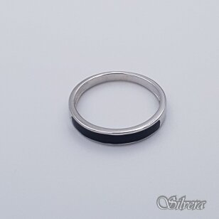 Sidabrinis žiedas su emaliu Z289; 19 mm
