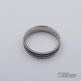 Sidabrinis žiedas su emaliu Z410; 18 mm