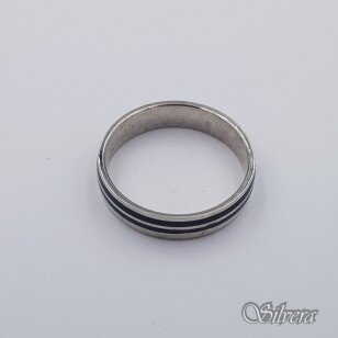 Sidabrinis žiedas su emaliu Z410; 20 mm