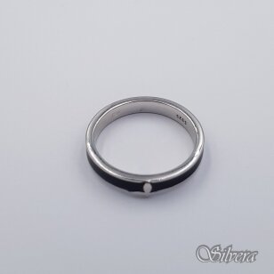 Sidabrinis žiedas su emaliu Z486; 16 mm