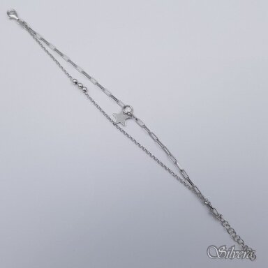 Sidabrinė apyrankė AK431; 16,5-19 cm Sidabrinė apyrankė AK431; 16,5-19 cm