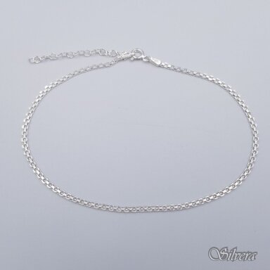 Sidabrinė grandinėlė ant kojos KK31; 23-27 cm