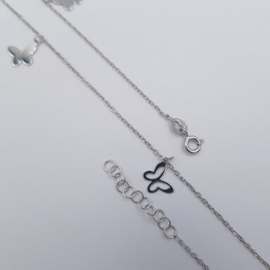 Sudraba kēdīte uz kājas KK98; 23-25,5 cm Sudraba kēdīte uz kājas KK98; 23-25,5 cm