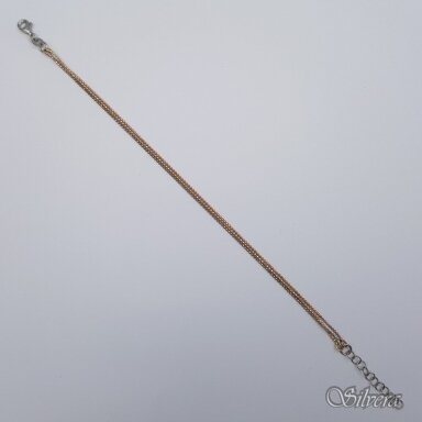 Sidabrinė paauksuota apyrankė AK194; 18-21,5 cm Sidabrinė paauksuota apyrankė AK194; 18-21,5 cm