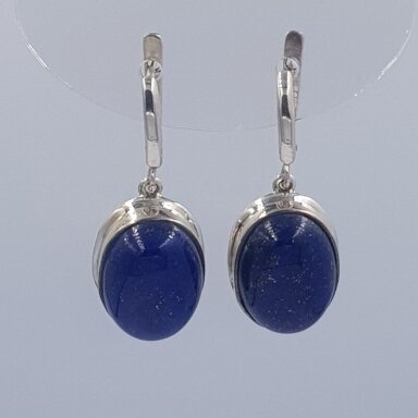 Sudraba auskari ar lapis lazuli Au0081 Sudraba auskari ar lapis lazuli Au0081