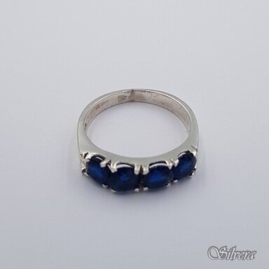 Sidabrinis žiedas su cirkoniais Z0154; 18 mm Sidabrinis žiedas su cirkoniais Z0154; 18 mm