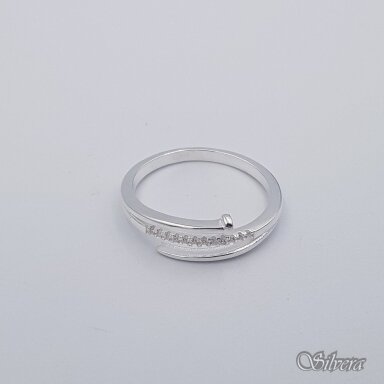 Sidabrinis žiedas su cirkoniais Z333; 19 mm Sidabrinis žiedas su cirkoniais Z333; 19 mm