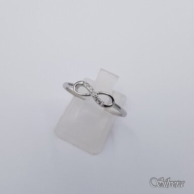 Sidabrinis žiedas su cirkoniais Z424; 17 mm Sidabrinis žiedas su cirkoniais Z424; 17 mm