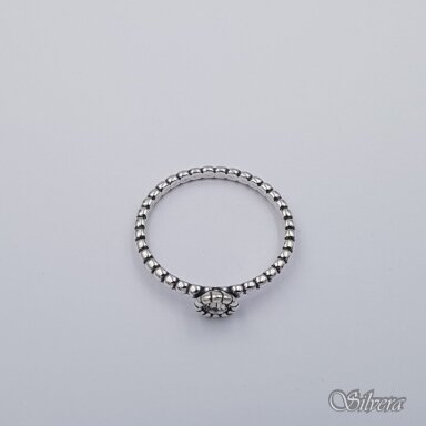 Sidabrinis žiedas su cirkoniu Z435; 18 mm Sidabrinis žiedas su cirkoniu Z435; 18 mm
