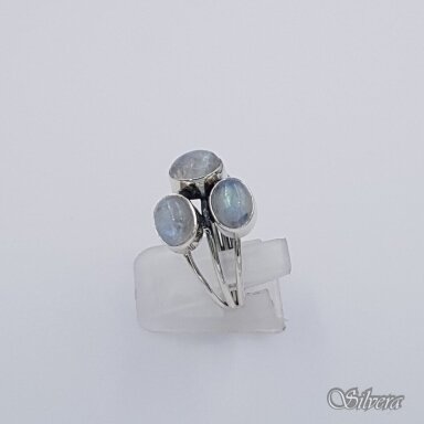 Sidabrinis žiedas su mėnulio akmeniu Z191; 19,5 mm Sidabrinis žiedas su mėnulio akmeniu Z191; 19,5 mm