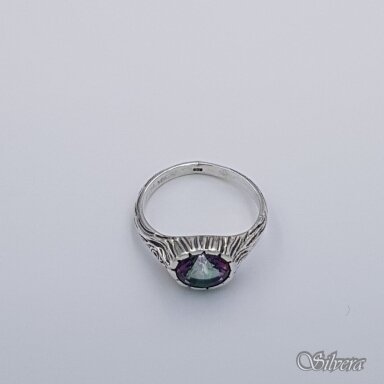 Sudraba gredzens ar mistisko topāzu Z018; 19 mm Sudraba gredzens ar mistisko topāzu Z018; 19 mm