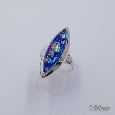 Sudraba gredzens ar opālu Z098; 17,5mm