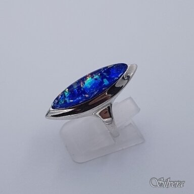 Sudraba gredzens ar opālu Z098; 17,5mm