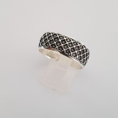 Sudraba gredzens Z141; 19,5 mm