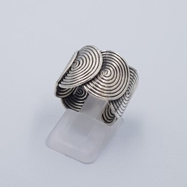 Sidabrinis žiedas Z236; 18 mm