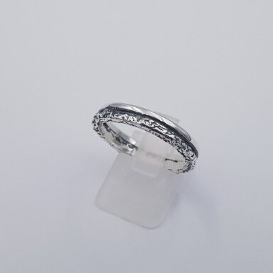 Sudraba gredzens Z422; 22 mm
