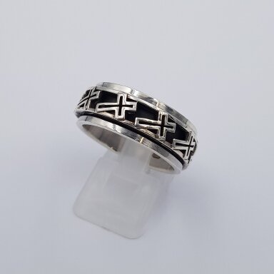 Sidabrinis žiedas Z576; 19,5 mm