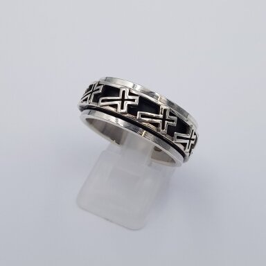 Sidabrinis žiedas Z576; 20 mm
