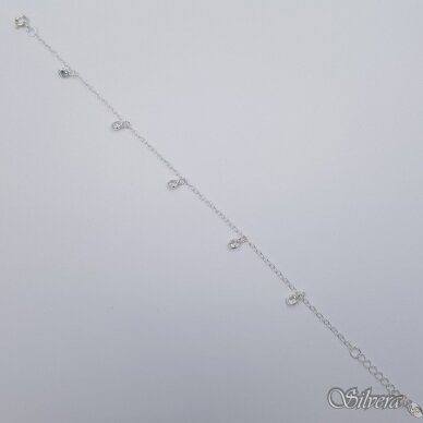 Sudraba aproce ar cirkoniju AK222; 18-20 cm 1 Sudraba aproce ar cirkoniju AK222; 18-20 cm 1