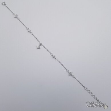 Sudraba aproce ar cirkoniju AK279; 17-20 cm 1