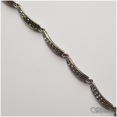 Sudraba aproce ar cirkoniju A1351; 17-19 cm 1 Sudraba aproce ar cirkoniju A1351; 17-19 cm 1