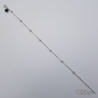 Sidabrinė apyrankė su cirkoniu AK319; 18-21,5 cm 1