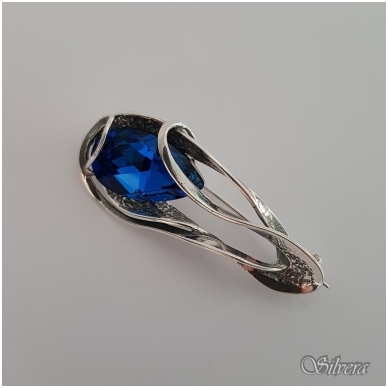 Sidabrinė segė su kristalu S67 1