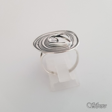 Sidabrinis žiedas su cirkoniu Z1325; 18,5 mm 1