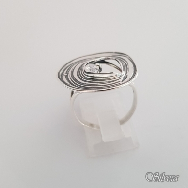 Sidabrinis žiedas su cirkoniu Z1325; 17,5 mm