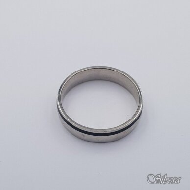 Sidabrinis žiedas su emaliu Z409; 18 mm 1