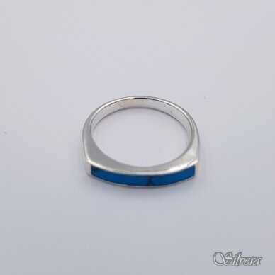 Sidabrinis žiedas su turkiu Z568; 18 mm 1