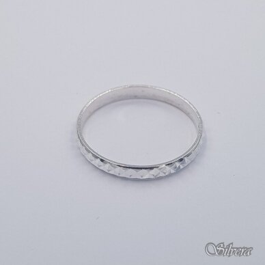 Sidabrinis žiedas Z391; 17 mm 1