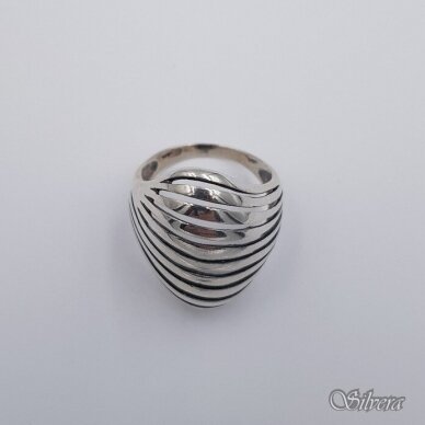 Sidabrinis žiedas Z514; 18 mm 2