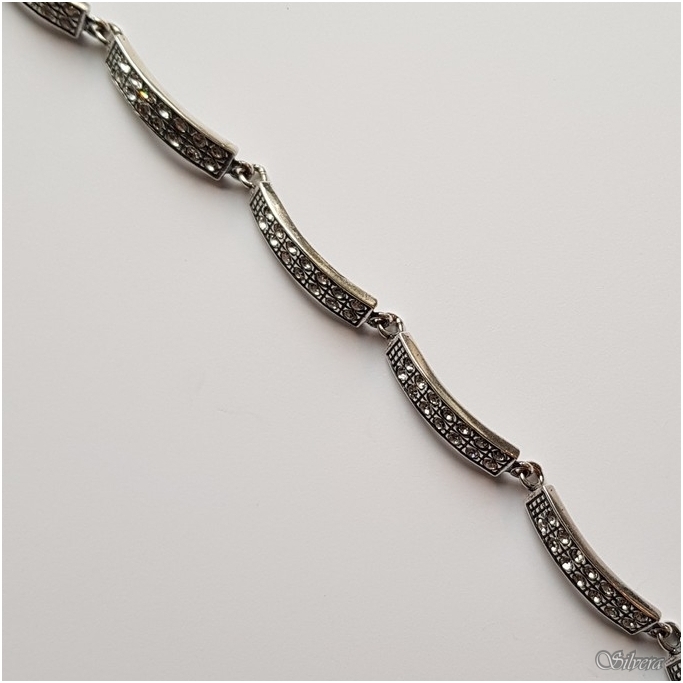 Sudraba aproce ar cirkoniju A1351; 17-19 cm 1