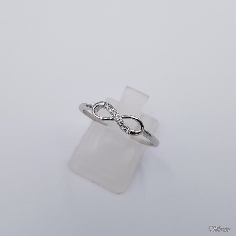 Sidabrinis žiedas su cirkoniais Z424; 18,5 mm Sidabrinis žiedas su cirkoniais Z424; 18,5 mm