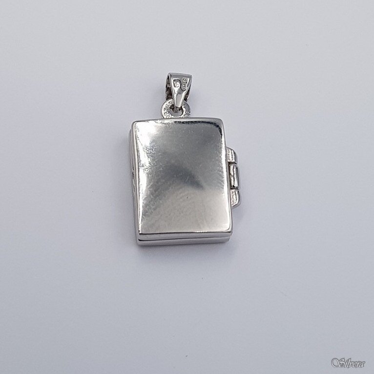 Sudraba piekariņš medaljons ar cirkoniju P498 3 Sudraba piekariņš medaljons ar cirkoniju P498 3