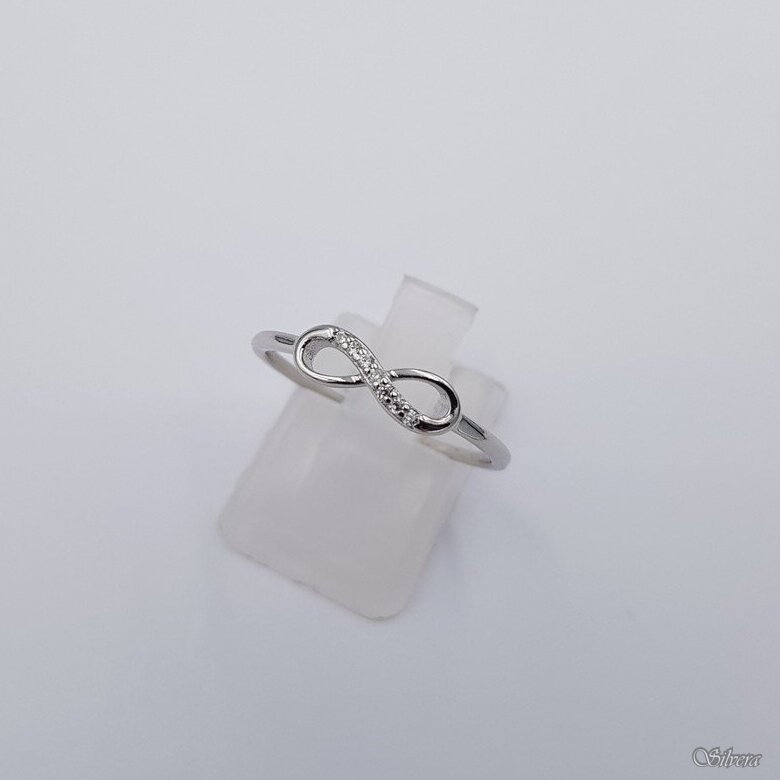 Sidabrinis žiedas su cirkoniais Z424; 17 mm Sidabrinis žiedas su cirkoniais Z424; 17 mm