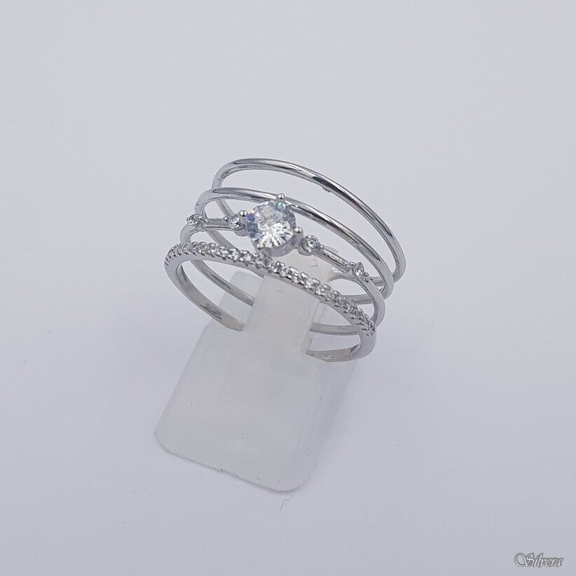 Sudraba gredzens ar cirkoniju Z399; 19 mm Sudraba gredzens ar cirkoniju Z399; 19 mm