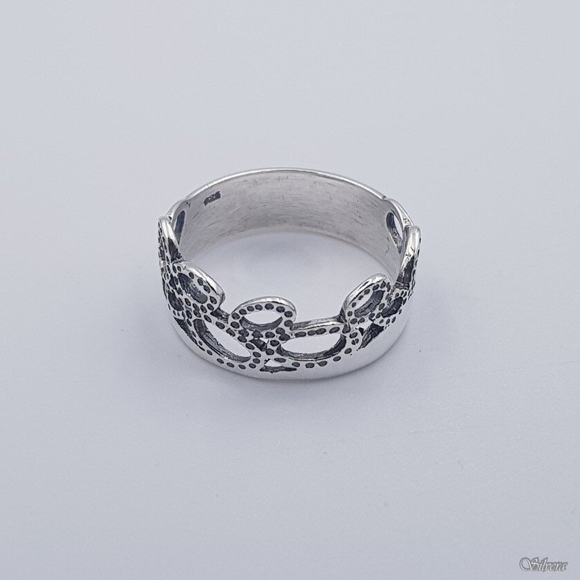 Sudraba gredzens Z1352; 17 mm 1