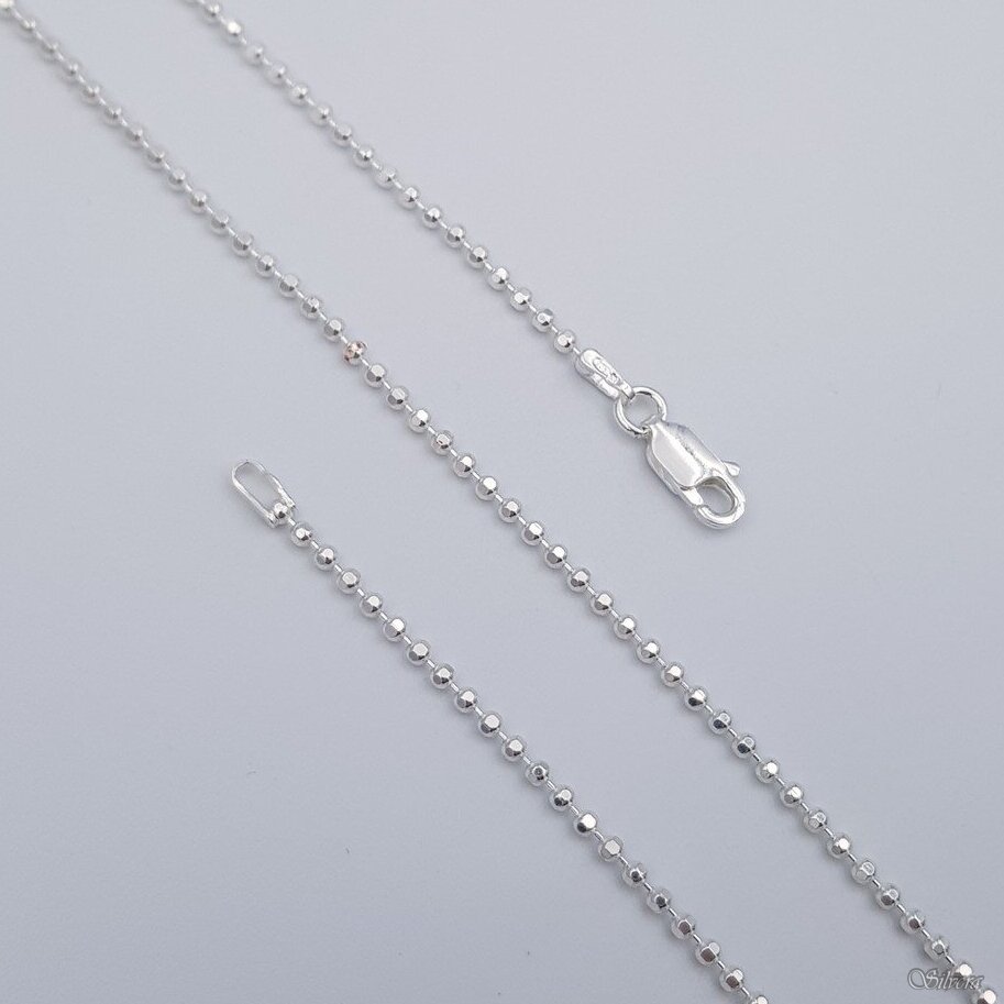 Sidabrinė grandinėlė BD180; 60 cm Sidabrinė grandinėlė BD180; 60 cm