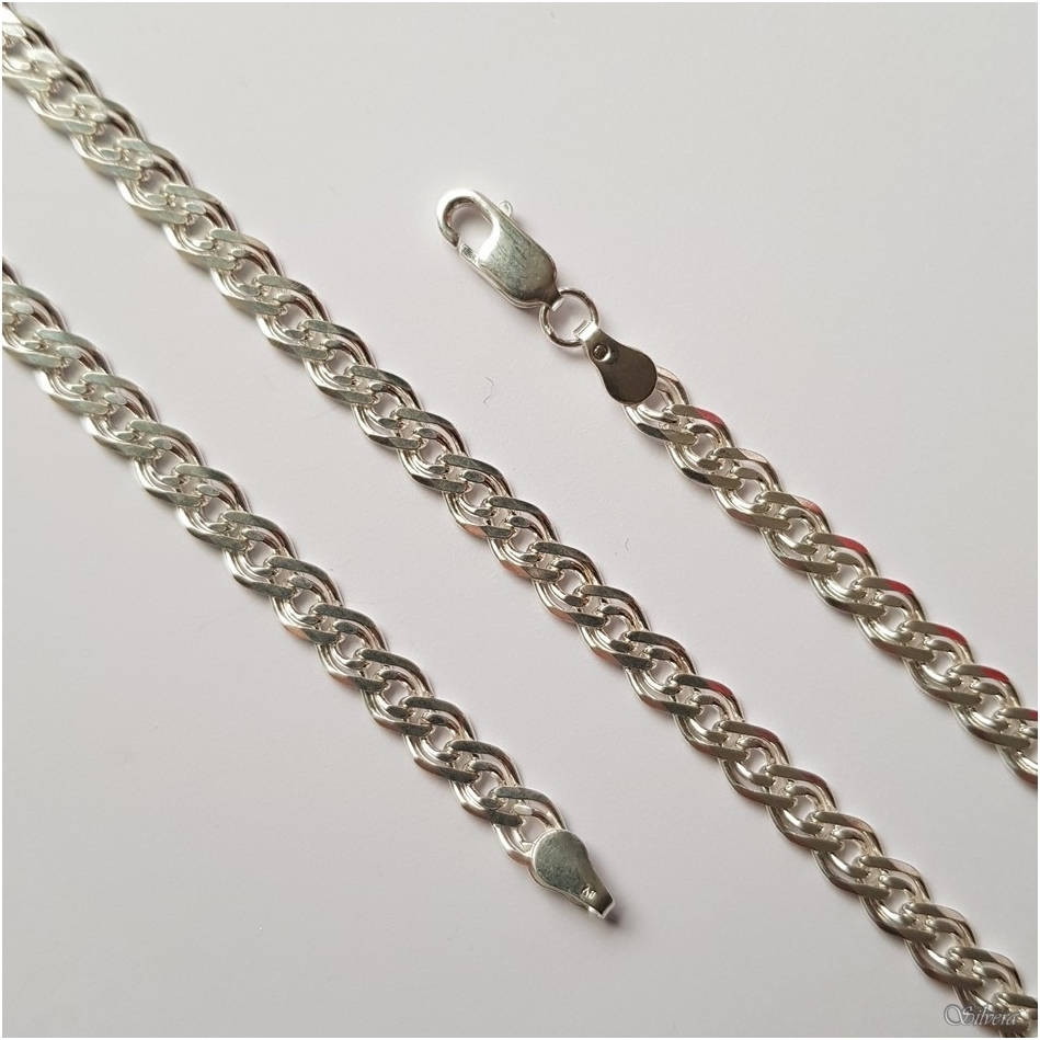 Sudraba ķēdīte NO80; 50 cm