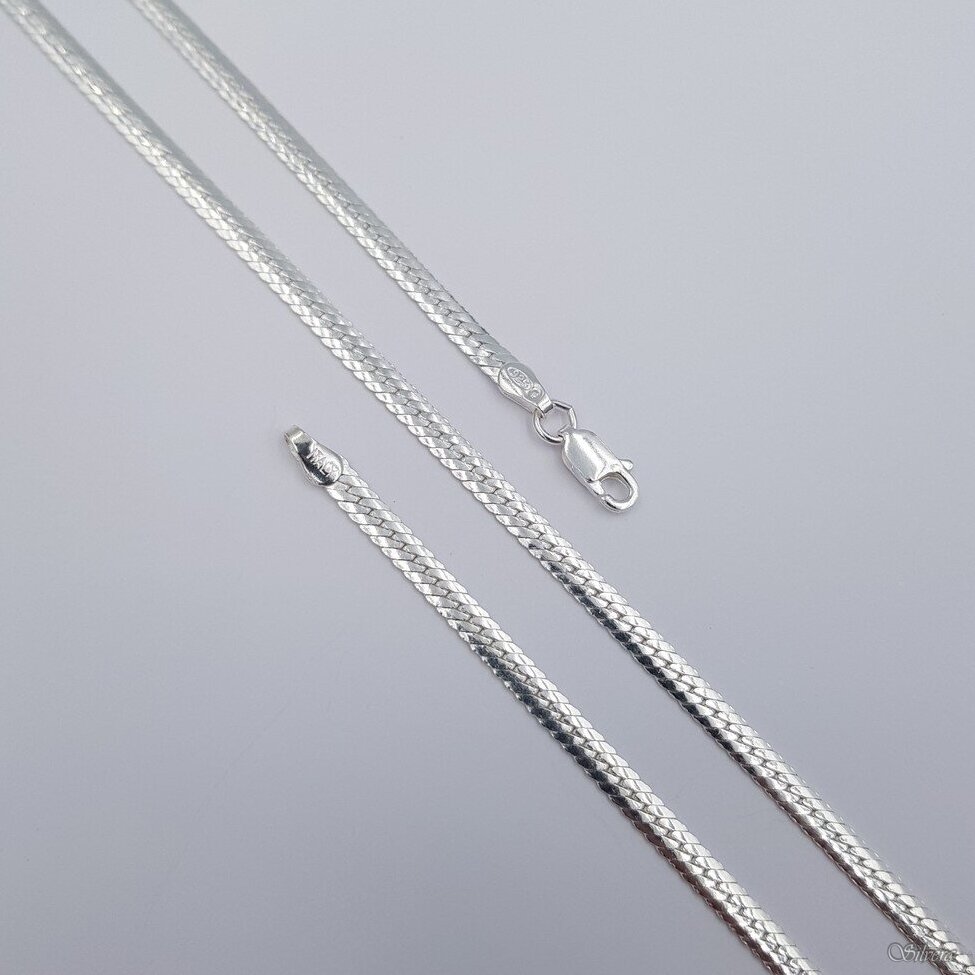 Sudraba ķēdīte SN03; 45 cm