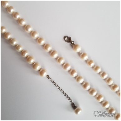 Vėrinys iš perlų FARW585-M; 50-54 cm